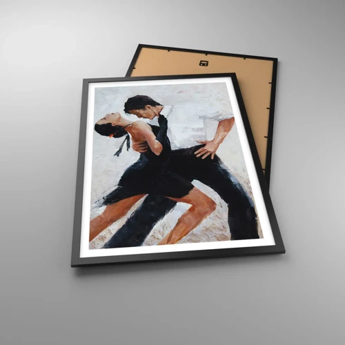 Poster in cornice nera - Il tango dei miei sogni - 50x70 cm