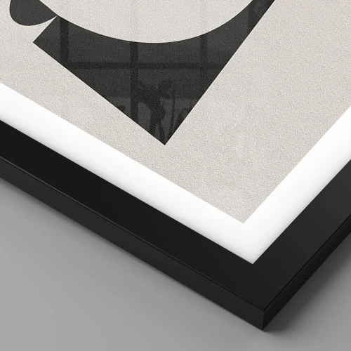 Poster in cornice nera - Kit di montaggio - 40x50 cm