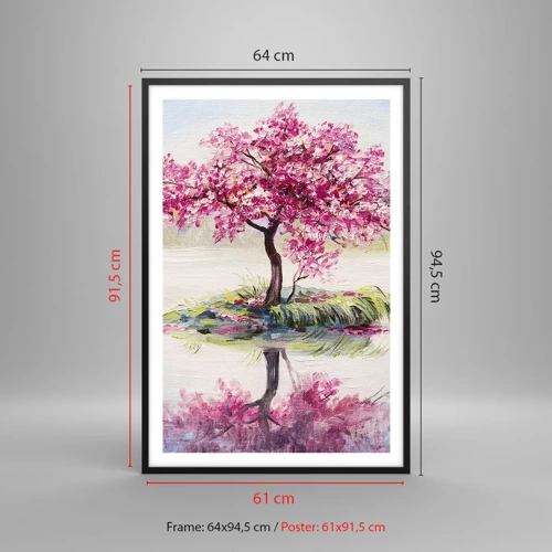 Poster in cornice nera - La festa della primavera - 61x91 cm