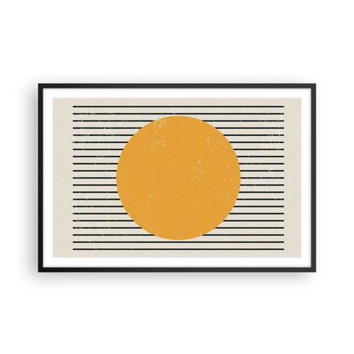 Poster in cornice nera - La forza della semplicità - 91x61 cm