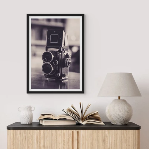 Poster in cornice nera - La magia delle vecchie fotografie - 50x70 cm