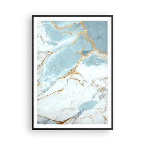 Poster in cornice nera - La ricchezza della pietra - 70x100 cm