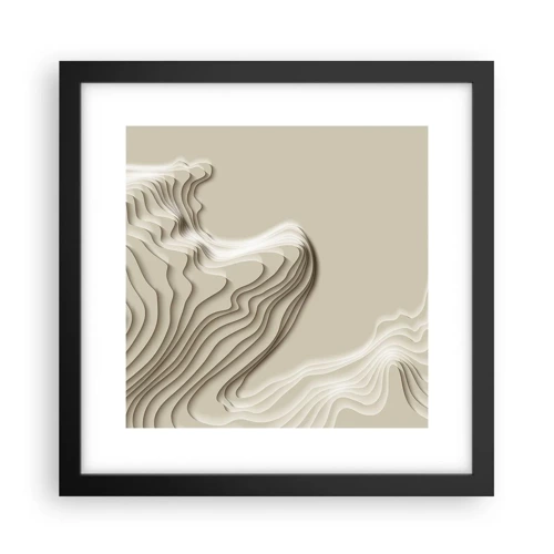 Poster in cornice nera - La topografia dell'arte - 30x30 cm