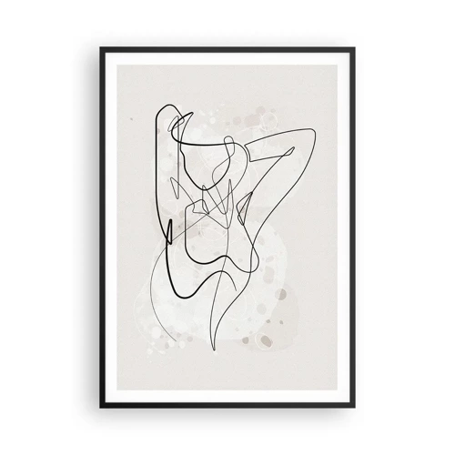 Poster in cornice nera - L'arte della seduzione - 70x100 cm