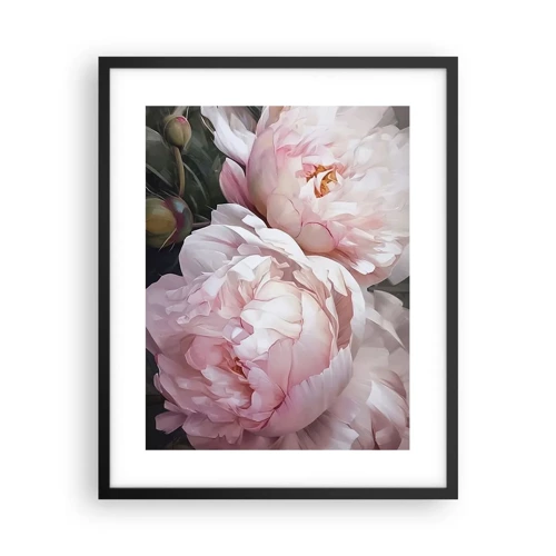 Poster in cornice nera - L'attimo della fioritura - 40x50 cm