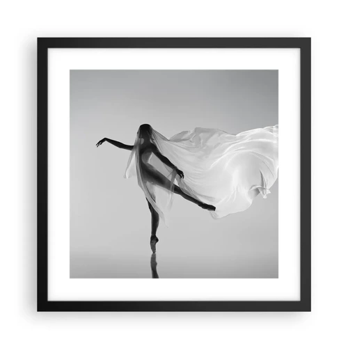 Poster in cornice nera - Leggerezza ed eleganza - 40x40 cm