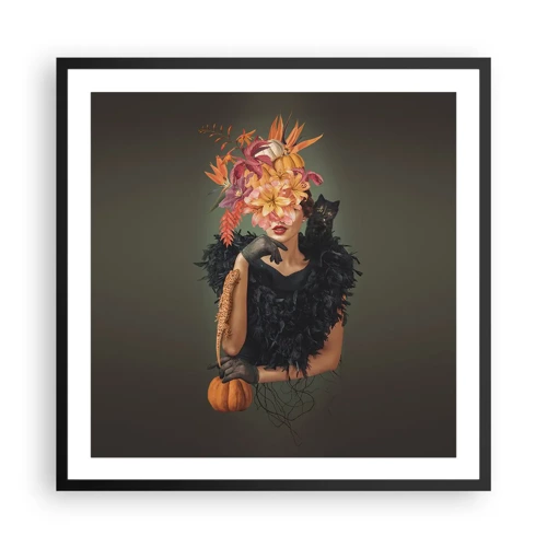 Poster in cornice nera - L'incantesimo della strega - 60x60 cm