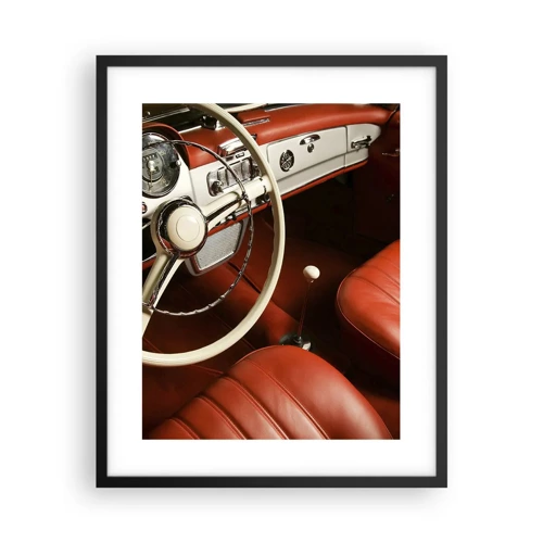 Poster in cornice nera - Lusso in stile vintage - 40x50 cm