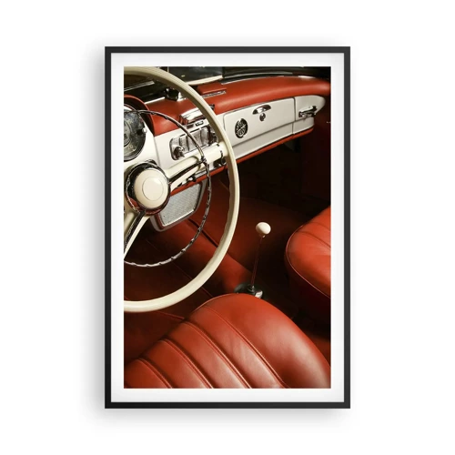 Poster in cornice nera - Lusso in stile vintage - 61x91 cm