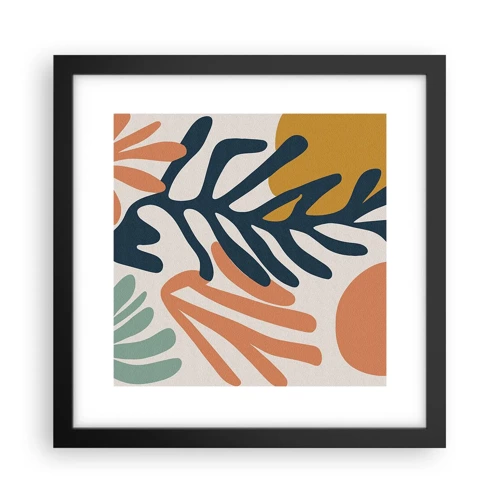 Poster in cornice nera - Mare di coralli - 30x30 cm