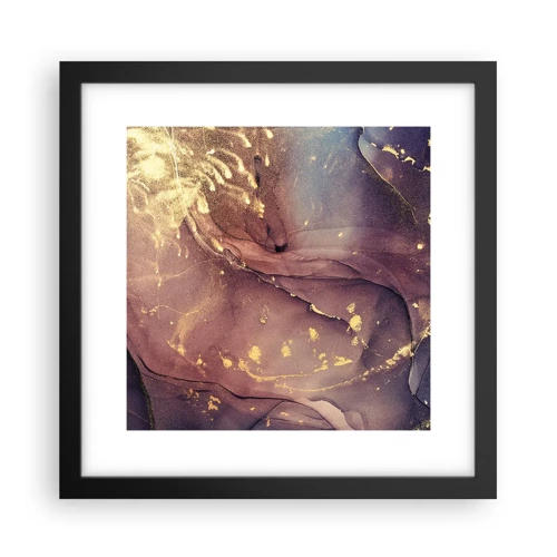 Poster in cornice nera - Materia e spirito - 30x30 cm