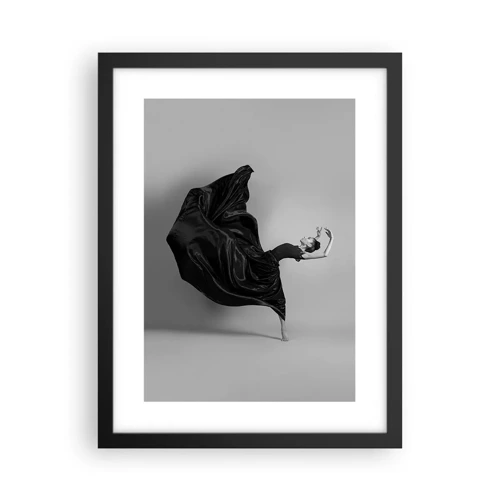 Poster in cornice nera - Musica alata - 30x40 cm