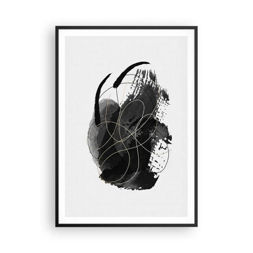 Poster in cornice nera - Nato dal nero - 70x100 cm