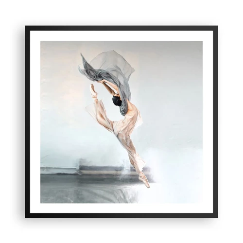 Poster in cornice nera - Nell'estasi della danza - 60x60 cm