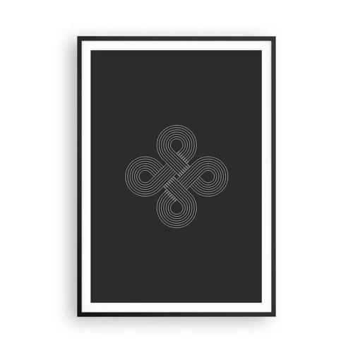 Poster in cornice nera - Nello spirito celtico - 70x100 cm