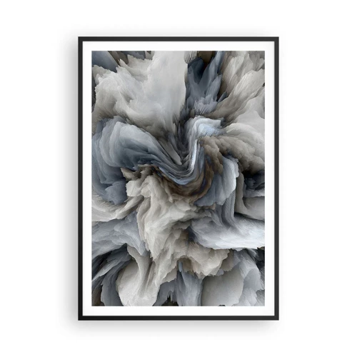 Poster in cornice nera - Pietra in fiore - 70x100 cm