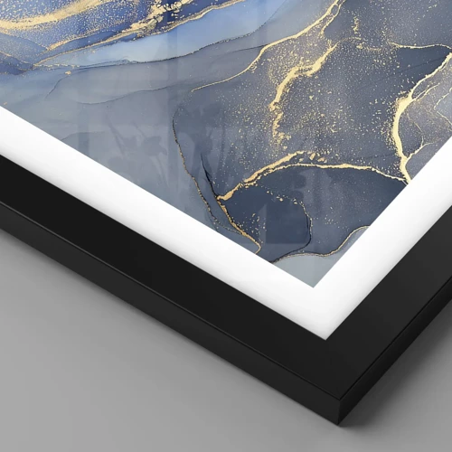 Poster in cornice nera - Polvere d'oro - 50x70 cm