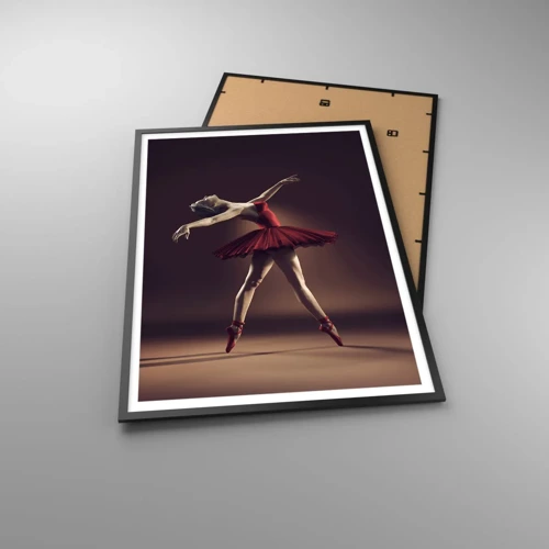 Poster in cornice nera - Prima ballerina - 70x100 cm