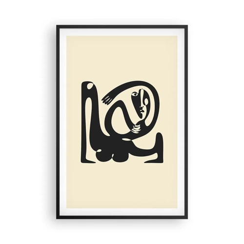 Poster in cornice nera - Quasi Picasso - 61x91 cm