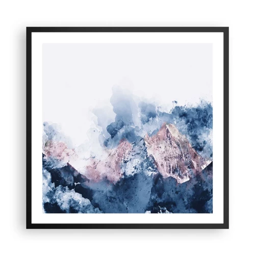 Poster in cornice nera - Queste si che sono cime! - 60x60 cm