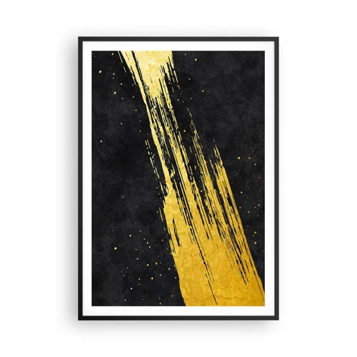 Poster in cornice nera - Salto nell'iperspazio - 70x100 cm