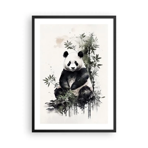 Poster in cornice nera - Saluti dalla Cina - 50x70 cm