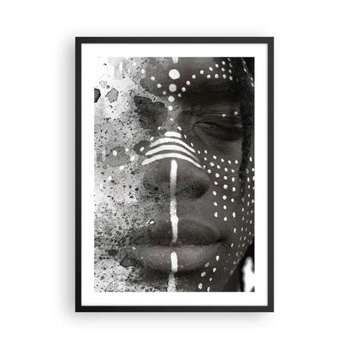Poster in cornice nera - Scopri lo spirito primordiale - 50x70 cm