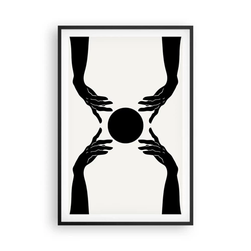 Poster in cornice nera - Segno misterioso - 61x91 cm