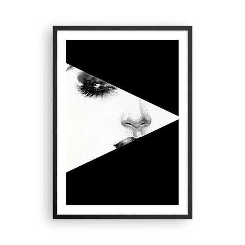 Poster in cornice nera - Sempre da scoprire - 50x70 cm