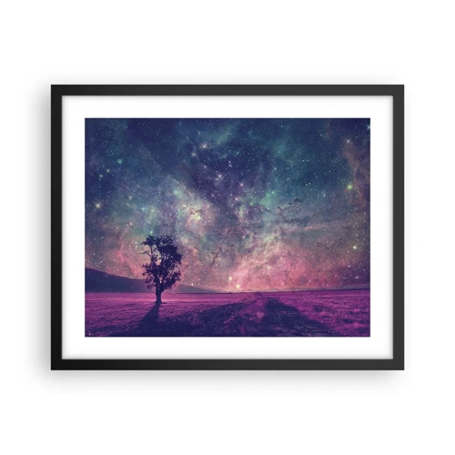 Poster in cornice nera - Sotto un cielo magico - 50x40 cm