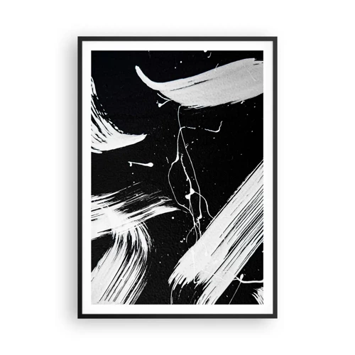 Poster in cornice nera - Spezzando l'oscurità - 70x100 cm