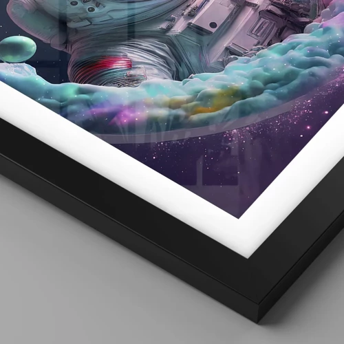 Poster in cornice nera - Stargate - 40x40 cm