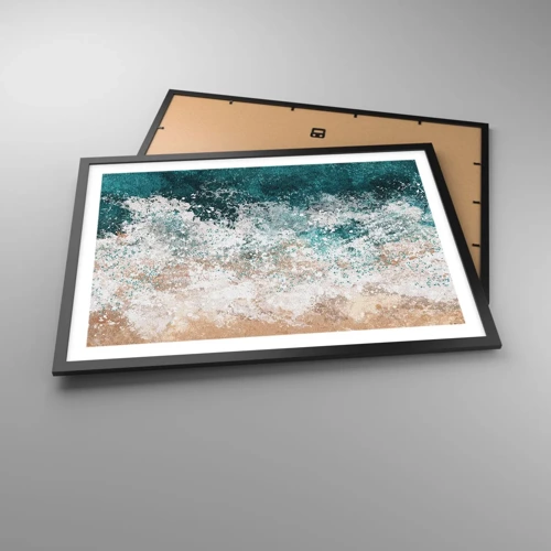 Poster in cornice nera - Storie di mare - 70x50 cm