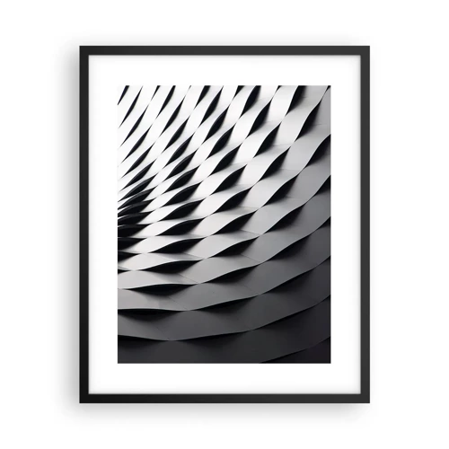 Poster in cornice nera - Sulla cresta dell'onda - 40x50 cm