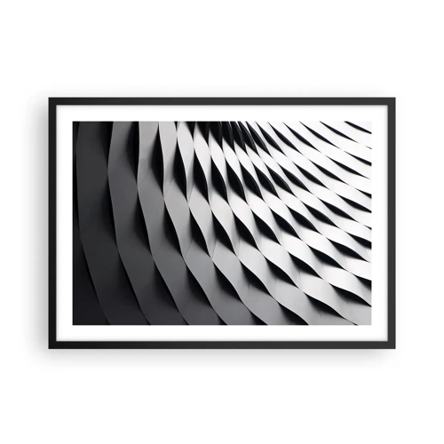 Poster in cornice nera - Sulla cresta dell'onda - 70x50 cm