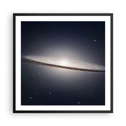 Poster in cornice nera - Tanto tempo fa in una lontana galassia... - 60x60 cm