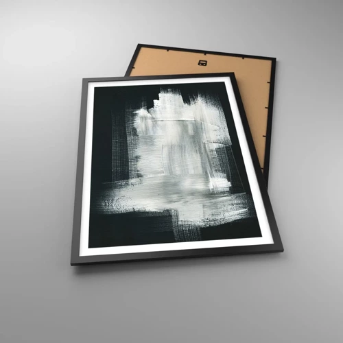 Poster in cornice nera - Tessuto in verticale e in orizzontale - 50x70 cm