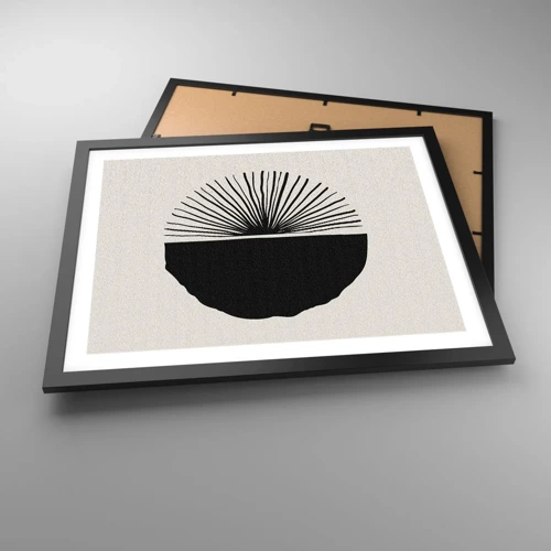 Poster in cornice nera - Ventaglio di possibilità - 50x40 cm