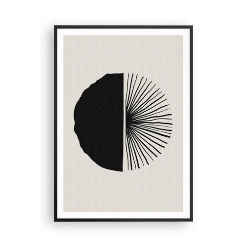 Poster in cornice nera - Ventaglio di possibilità - 70x100 cm