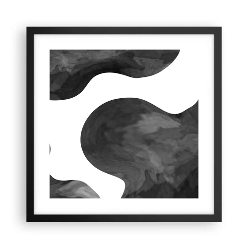 Poster in cornice nera - Via Lattea - 40x40 cm