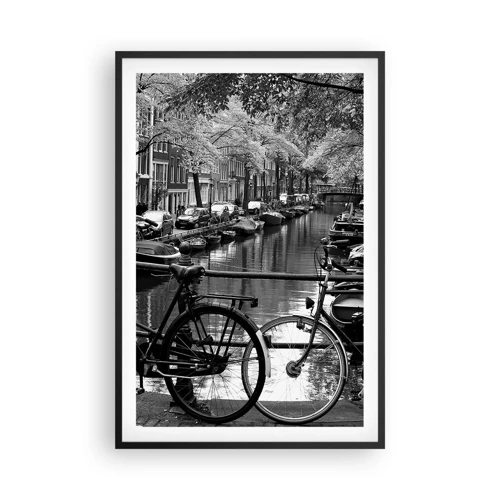 Poster in cornice nera - Vista molto olandese - 61x91 cm