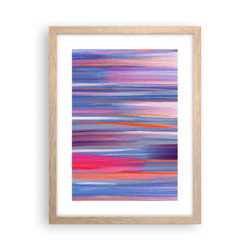 Poster in cornice rovere chiaro - Ascensione arcobaleno - 30x40 cm