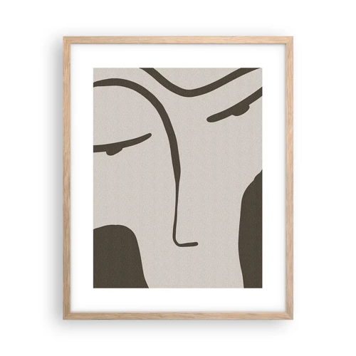 Poster in cornice rovere chiaro - Come un quadro di Modigliani - 40x50 cm