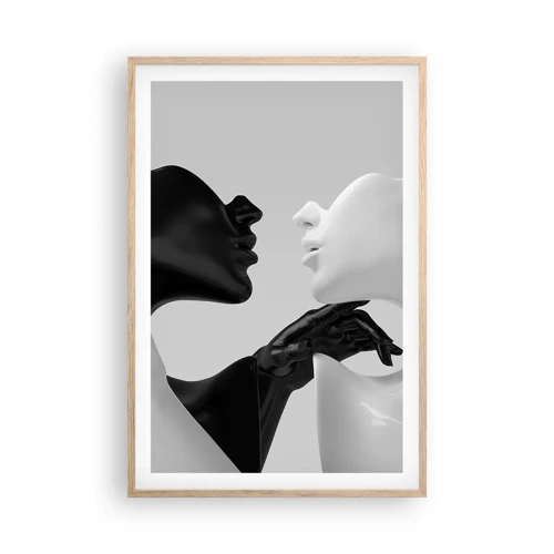 Poster in cornice rovere chiaro - Desiderio - attrazione - 61x91 cm
