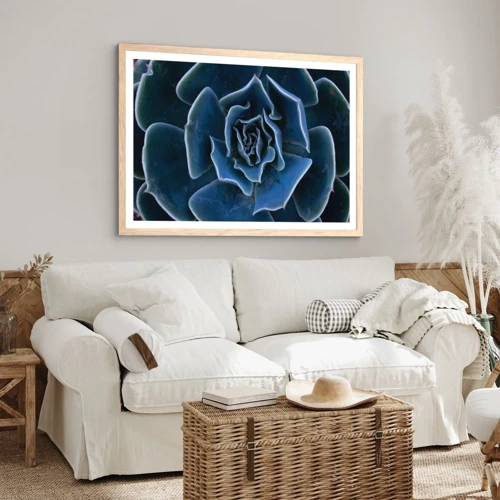 Poster in cornice rovere chiaro - Fiore del deserto - 70x50 cm