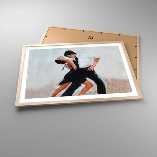 Poster in cornice rovere chiaro - Il tango dei miei sogni - 70x50 cm