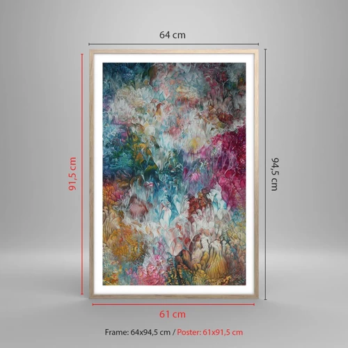 Poster in cornice rovere chiaro - In piena fioritura - 61x91 cm