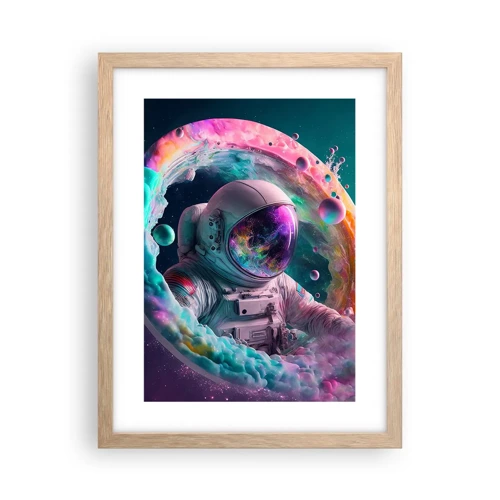 Poster in cornice rovere chiaro - Stargate - 30x40 cm