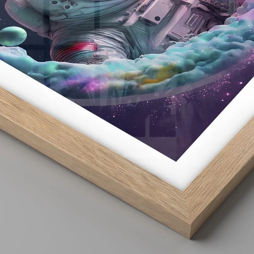 Poster in cornice rovere chiaro - Stargate - 30x40 cm