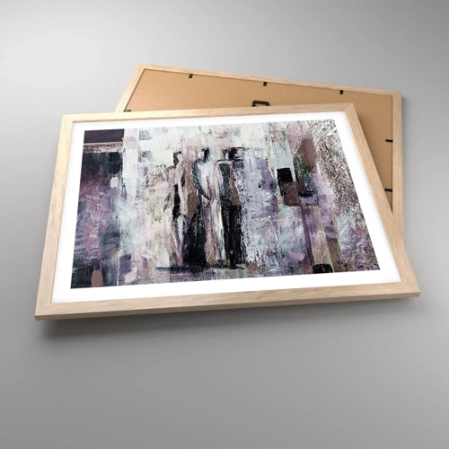 Poster in cornice rovere chiaro - Triade misteriosa - 50x40 cm